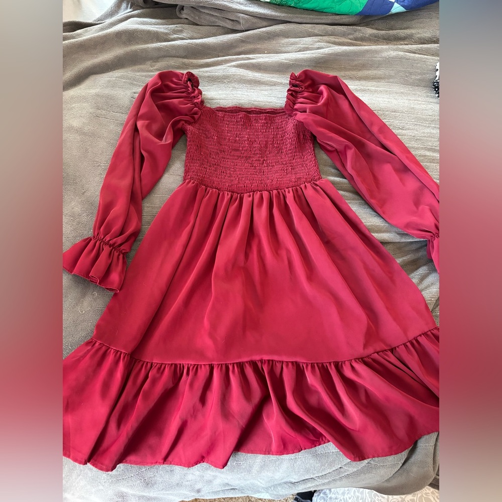 Amazon brand maroon dress. Size XL
